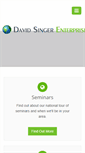 Mobile Screenshot of dsingerenterprises.com